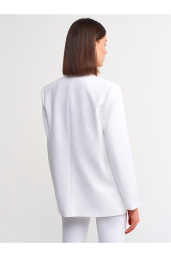 Dilvin 6940 Blazer Jacket-ecru