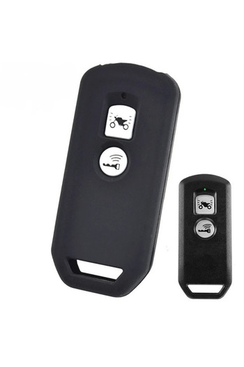 Knmaster Honda Motorcycle Silicone Key Case Cover / Black