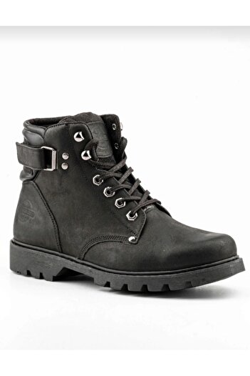Riccardo Colli LEATHER MEN'S NON-SLIP SOLE WINTER BOOTS