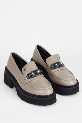 Tamer Tanca Γυναικεία Loafer Shoes από γνήσιο δέρμα 33 75503 Bn Ayk Sk23/24