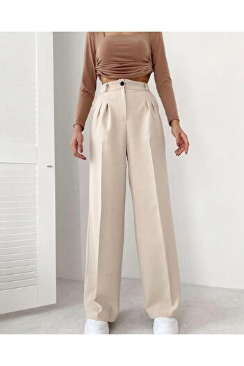 Ramrod MORGAN Women's Fabric Pleated Model Fabric Trousers
