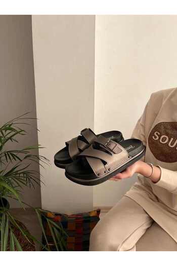 Behtah Kundura Anatomical Full Orthopedic Thick Heel Daily Non-Slip Sole Slippers