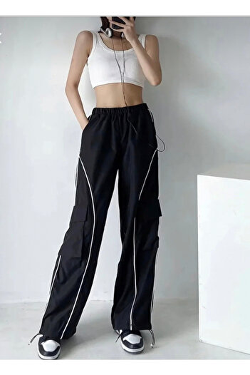 DEEFWEAR Φούτερ/παντελόνι Y2k με φερμουάρ