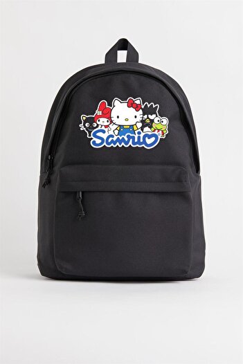 Toum Bedliked Hello Kitty Sanrio Printed Unisex Backpack