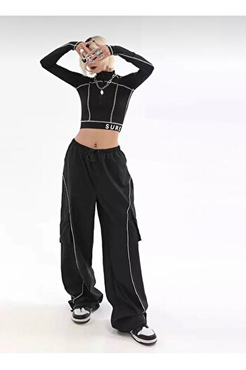 DEEFWEAR Φούτερ/παντελόνι Y2k με φερμουάρ