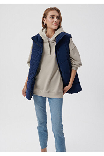 Mavi Navy Blue Puffer Vest Regular Fit / Normal Cut 1110214-83699
