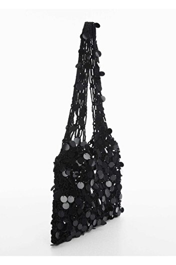 MANGO Woman Red bag with sequins