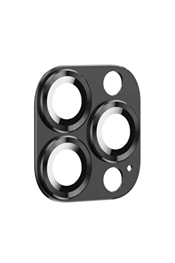 Fibaks Full Protection Tempered Glass for iPhone 13 Pro/Iphone 13 Pro Max Camera Lens Protector with Metal Frame