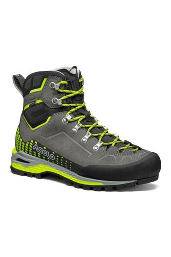 Asolo A01072 00 A627 Freney EVO LTH GV MM Graphite/Green Lime Men's Mountaineering Boot