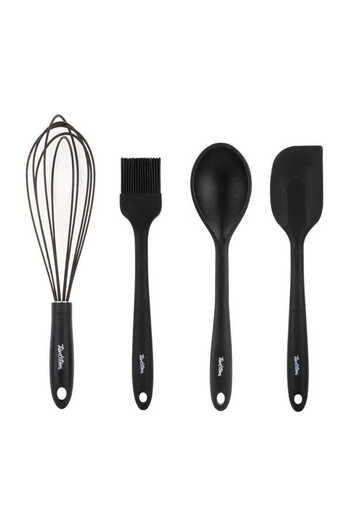 Kitchen Crazy Tantitoni Silicone Smoked Large Preparation Set of 4 (ELVIN HOME CONCEPT)