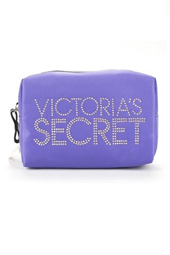 Victoria's Secret VS Морський колір Блискучий логотип Надрукований Маленький розмір Тканинна косметичка