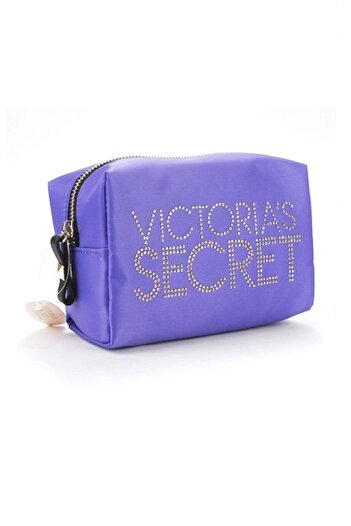 Victoria's Secret VS Морський колір Блискучий логотип Надрукований Маленький розмір Тканинна косметичка