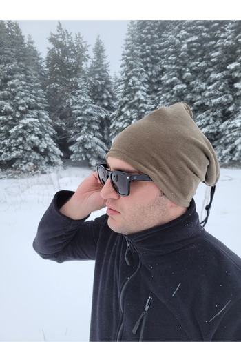 POLAR Beanie fleece hat fleece neck collar is used as both neck collars and beanies
