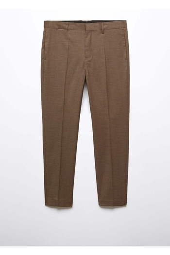 MANGO Man Super Slim Fit Stretch Υφασμάτινο Παντελόνι