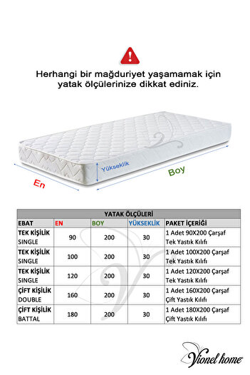 Vionel Home Cotton Ranforce Single and Double Black Elastic Sheet