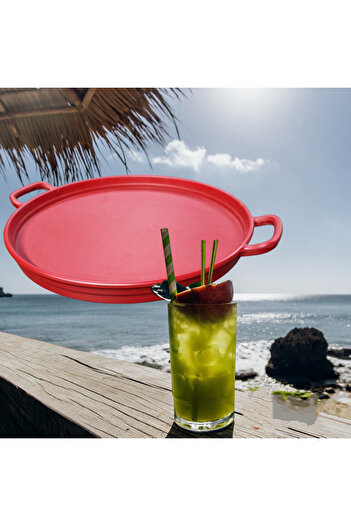Evoset 32cm Red Presentation Tray
