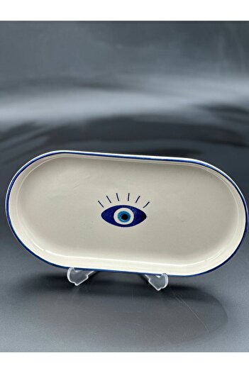 MeGgDecor 1 Evil Eye Themed 23*13cm Boat Plate