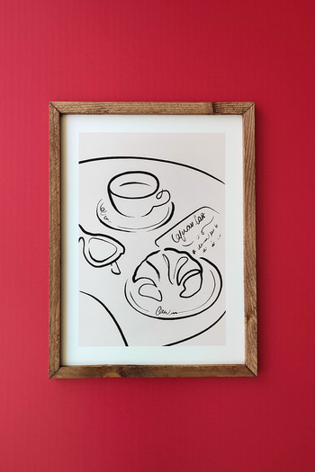 Tooall Illustration Wooden Table