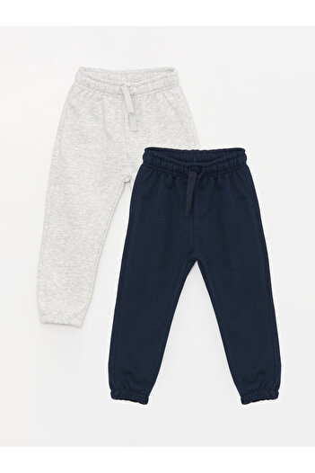 LC Waikiki Beli Lastikli Basic Erkek Bebek Jogger Eşofman Alt 2'li