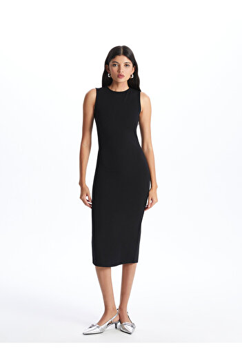 LC Waikiki Crew Neck Women's Bodycon Dress