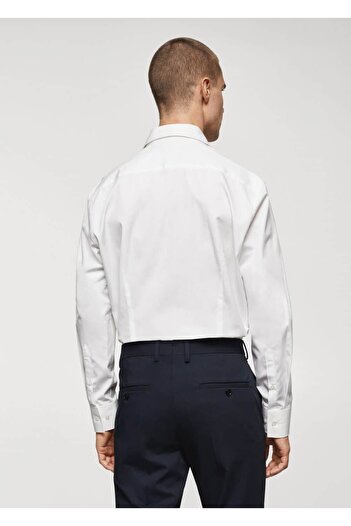 MANGO Man Бавовняний поплін Slim Fit Сорочка