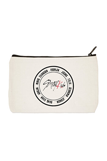 designedfy Stray Kids Група 2 Друкована тканинна косметичка з пеналом