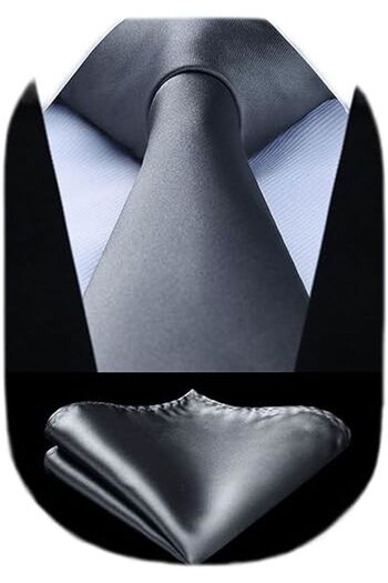 Trenderrs Men's Satin Tie Set of 4