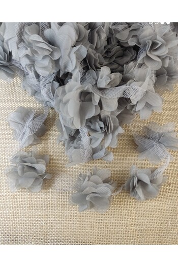 miraylahobi Laser Cut Chiffon Flower 1 Meter – Tulle