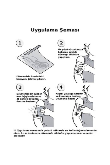Mecit Tuhafiye KANATLI KIZ KELEBEK SIRT KOL VUCUT GEÇİCİ DÖVME