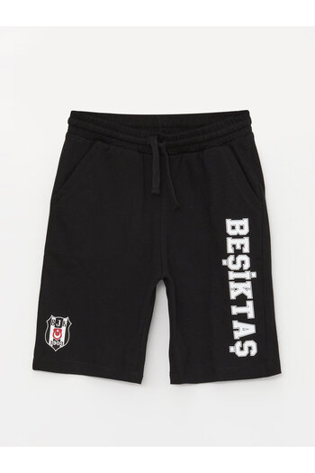 LC Waikiki Beşiktaş nyomott fiú rövidnadrág elasztikus derékkal