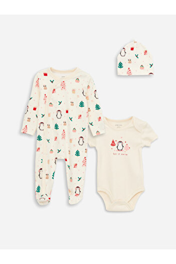 LC Waikiki LCW baby Baby Girl Hospital Discharge Set 3-piece