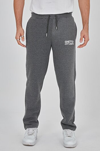 Ghetto off limits Basic Unisex Anthracite Melange Sweatpants