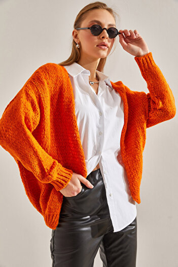 Bianco Lucci Weicher Strick-Cardigan für Damen