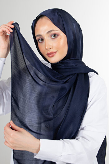 HAREM SCARF Синій шарф Janjan