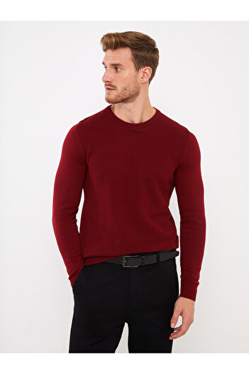 LC Waikiki Men's Knitwear Sweater - Long Sleeve, Crew Neck