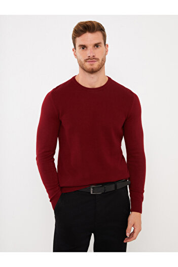 LC Waikiki Men's Knitwear Sweater - Long Sleeve, Crew Neck