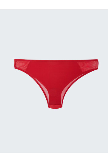 LC Waikiki Plain Brazilian Panties with Mesh Detail