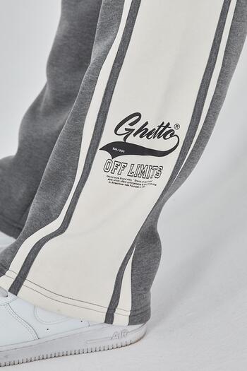 Ghetto off limits Groovy Lines Unisex Antrasit Melanj Eşofman Altı