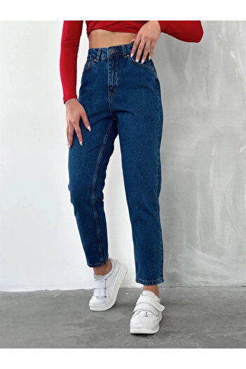 Ramrod Zora Women's Lycra Navy Blue Boyfriend Flexible Jeans