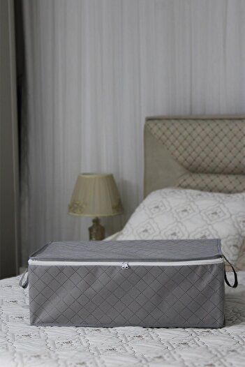 NUTEX 5 Adet Kapitone Desenli Bazaaltı Antrasit Hurç 60x40x22