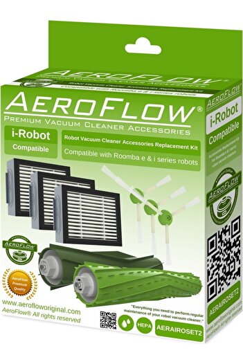 AeroFlow Σετ αξεσουάρ για ηλεκτρική σκούπα Roomba i7 Plus συμβατό με i-Robot
