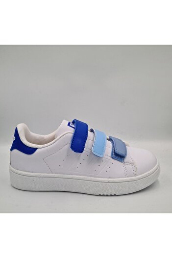 Jump 30110 White Blue Boy's Sneaker Sneakers