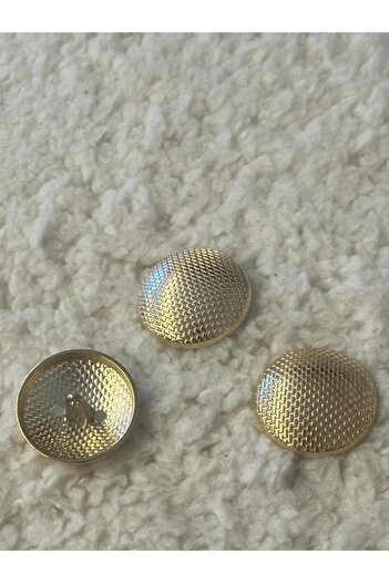 ODDA TASARIM ATÖLYESİ coat button 3 piece set gold