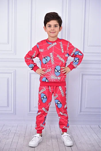 BUUFUU FIÚ SPIDERMAN SPIDERMAN FÉRFI NYOMTATOTT ALSÓ FELSŐ KÉSZLET