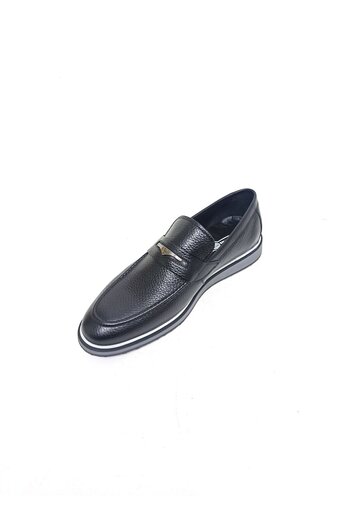JAMES FRANCO BLACK LEATHER EVA MEN'S SHOES