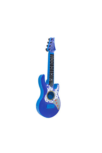 Erzi Oyuncak Rock Gitar Metal Telli 45 Cm Mavi