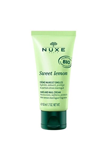 Nuxe Sweet Lemon - Tatlı Limon Aromalı Besleyici, Nemlendirici, Koruyucu El Ve Tırnak Bakım Kremi 50 ml