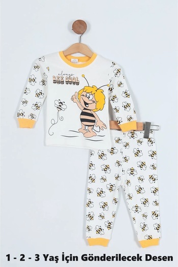 Bilge Trend Set de pijamale pentru copii cu imprimeu Bee Maya
