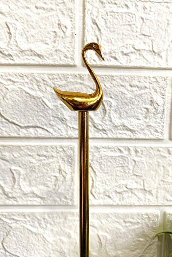 Jenisa White Round Marble Gold Swan Accessory Decorative Roll Paper Towel Holder