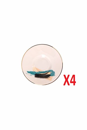 Porland Dash Pattern Tea Plate 11cm 4 pcs 04ALM008508